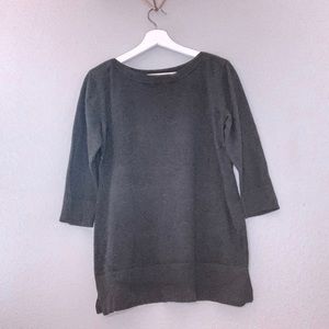 Cable & Gauge dark gray sweater!